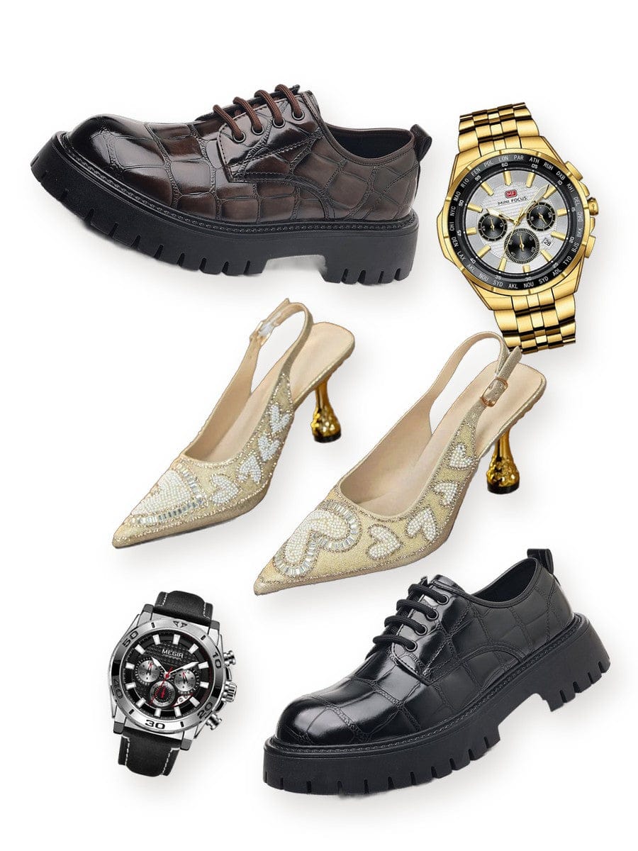 Pre-order shoes and watches