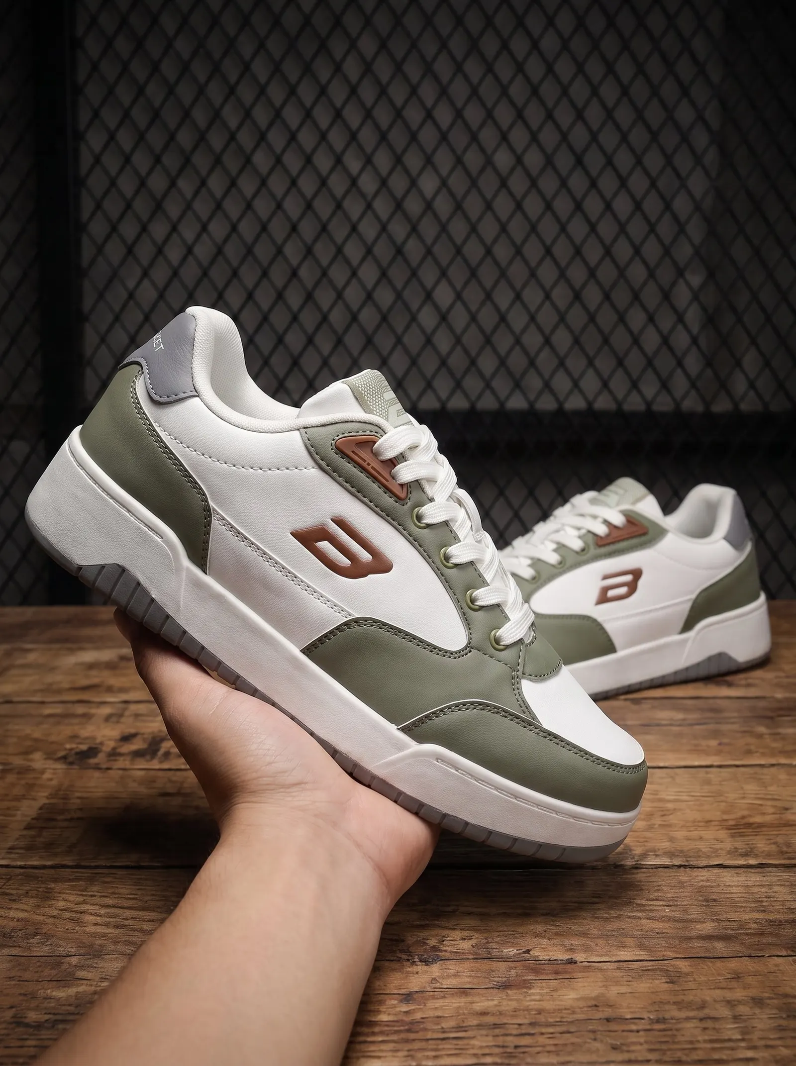 BlackBole Street Sneaker – Sage