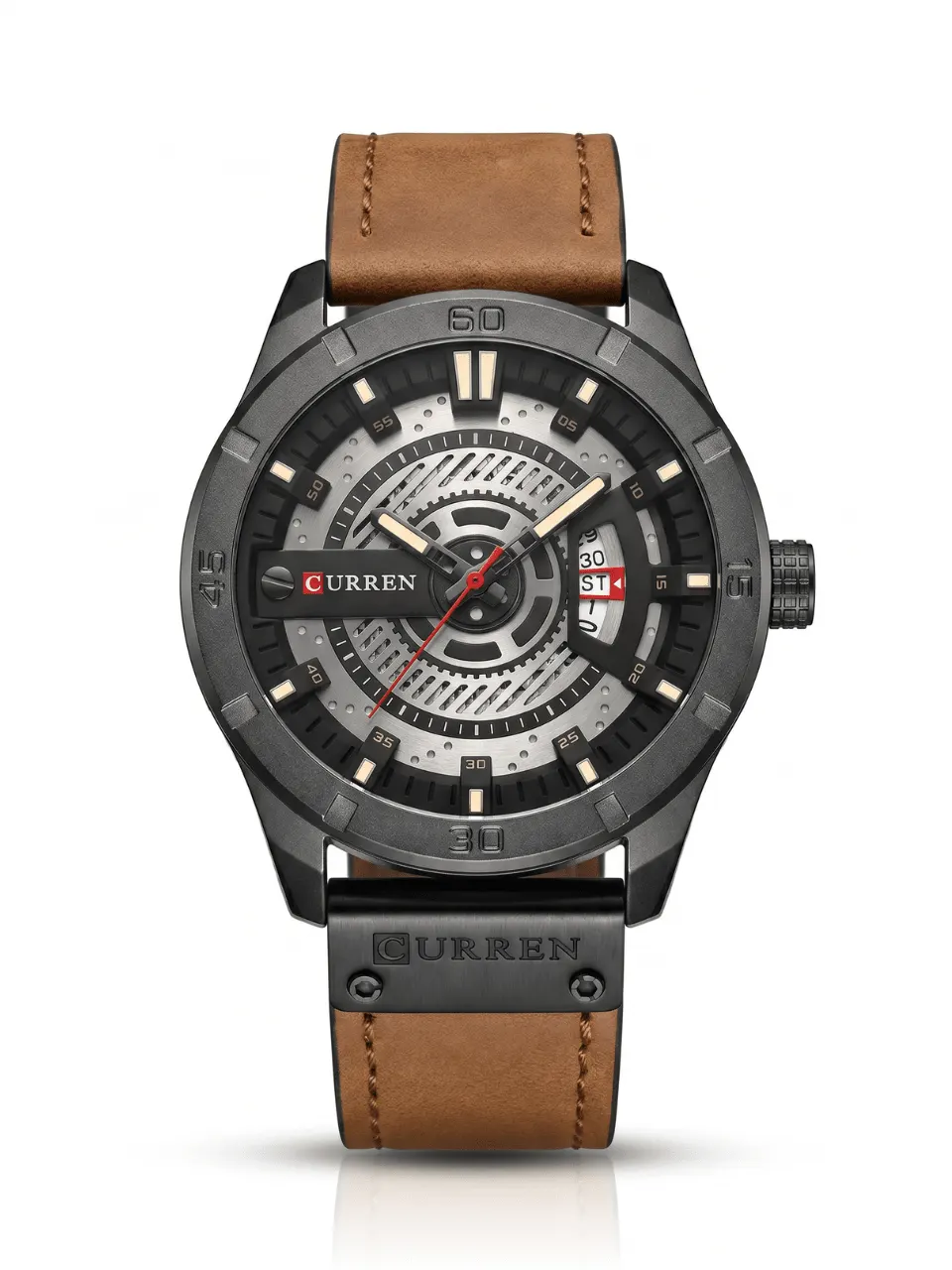 DRAEVON Iron Pulse – Skeleton Gear Watch - BlackBole