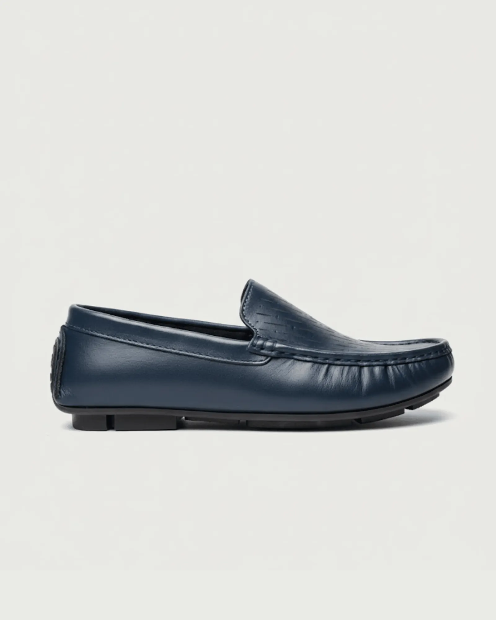 Men's Moccasin Genuine Leather BBL0001 - BlackBole