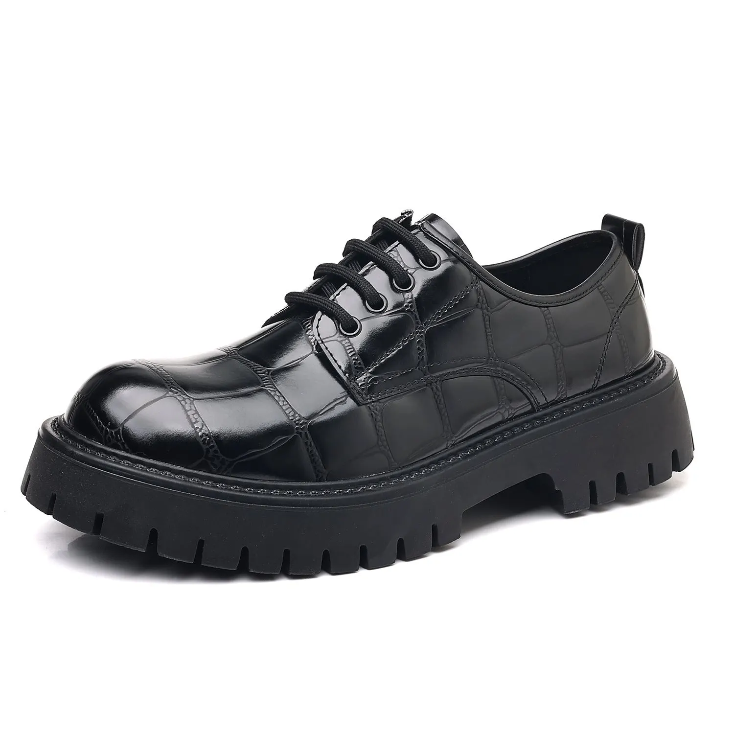 Polished Lug Derby in black